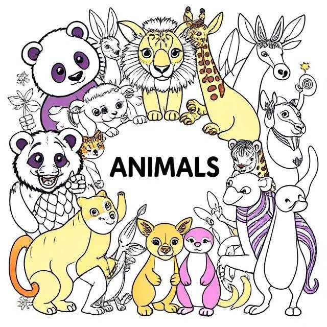 cartoon animals
