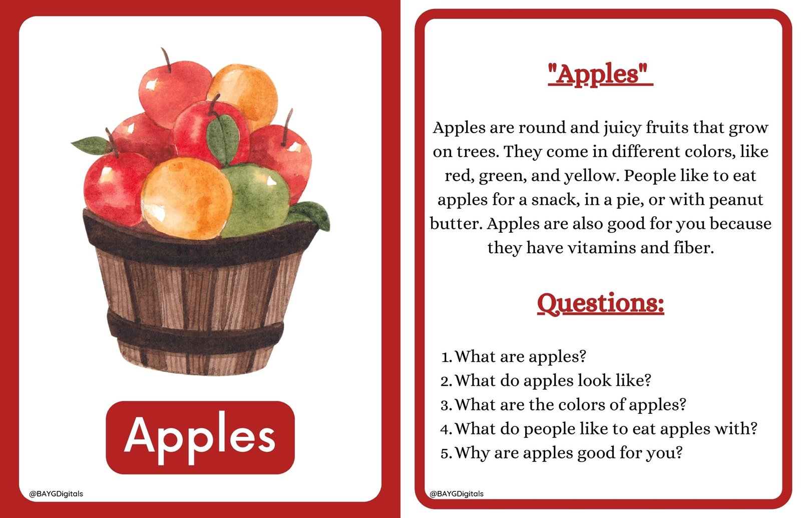 reading worksheets vol1