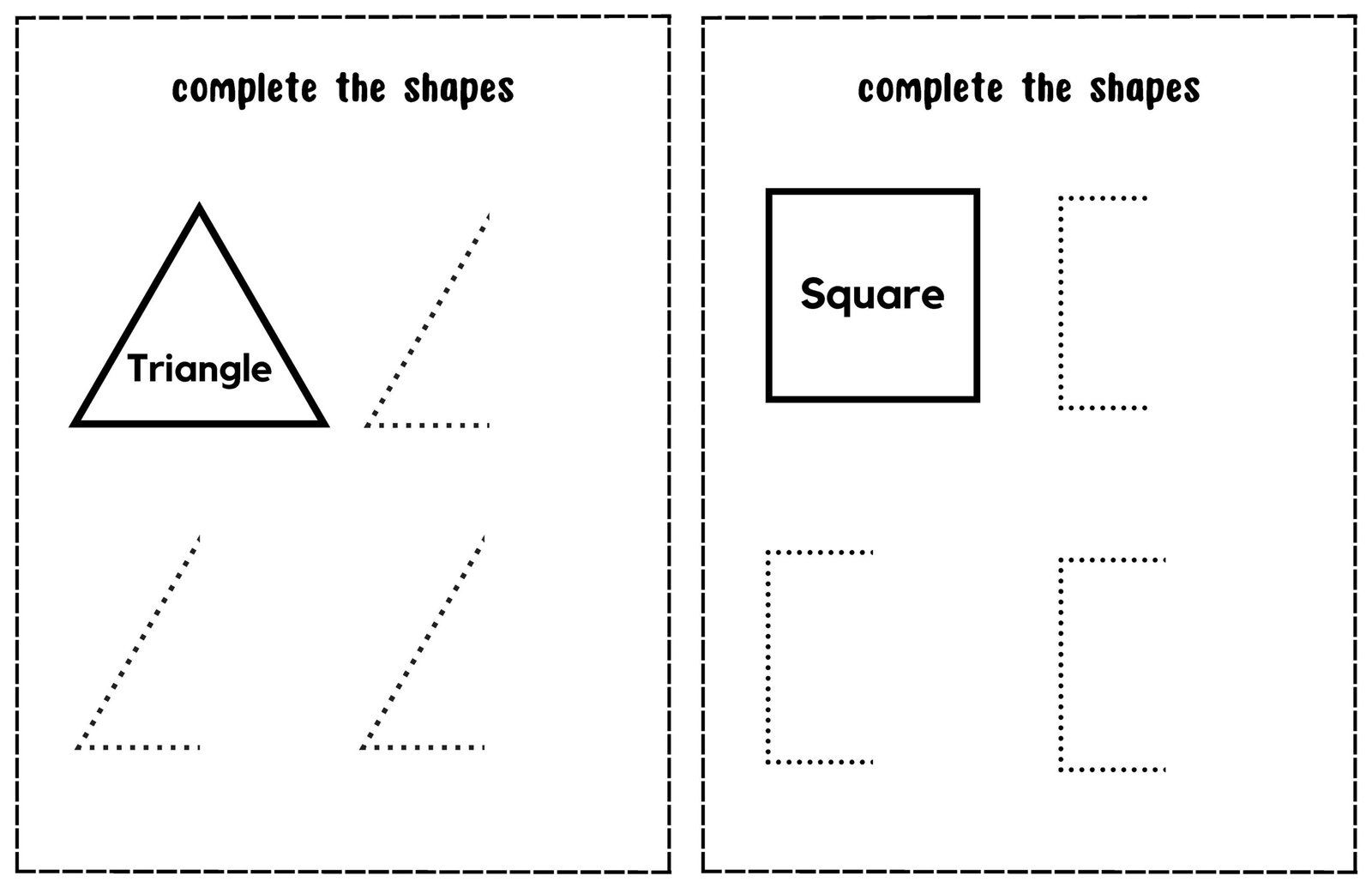 complete the shapes vol2