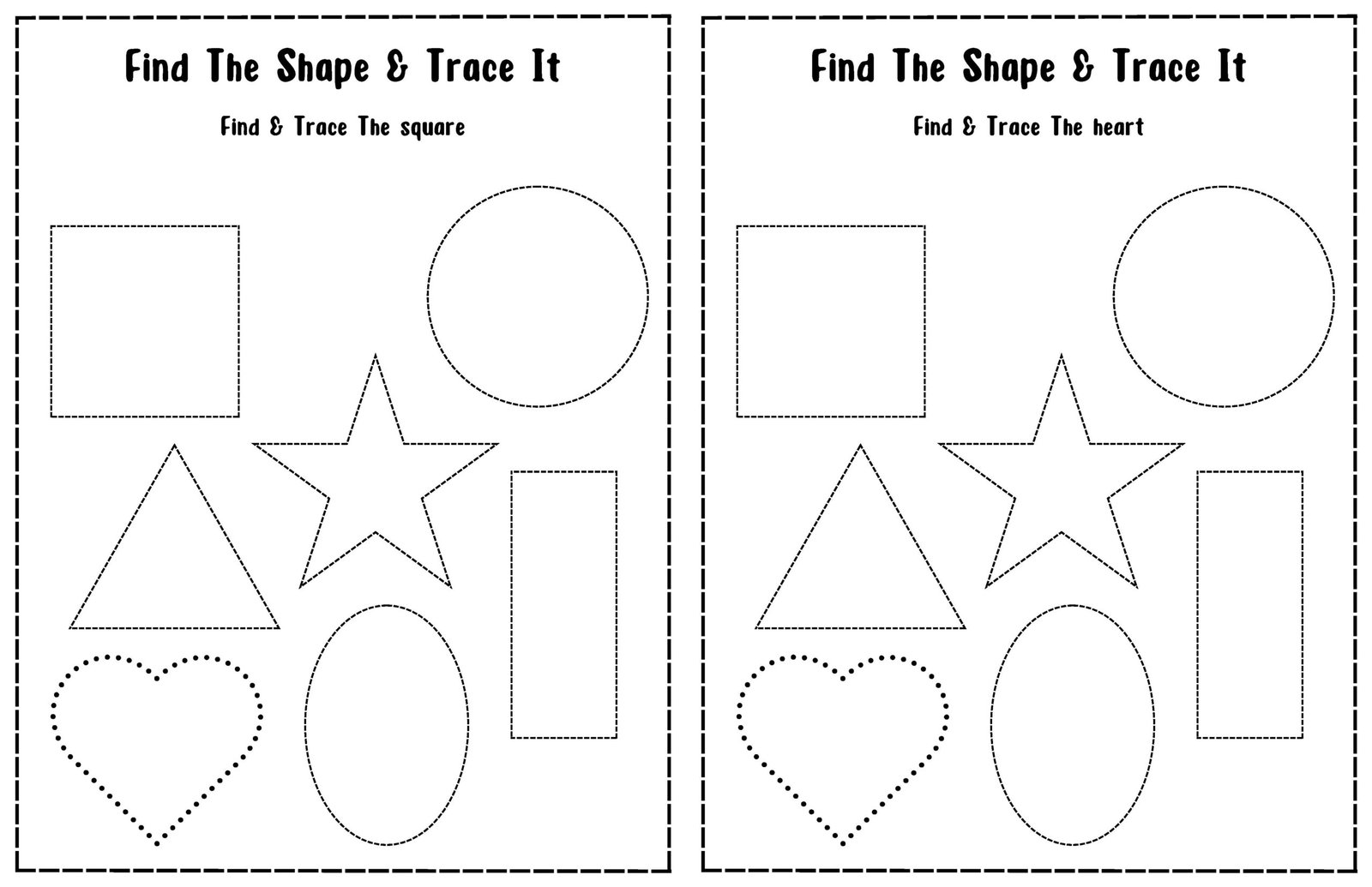 find the shape and tracke it vol1